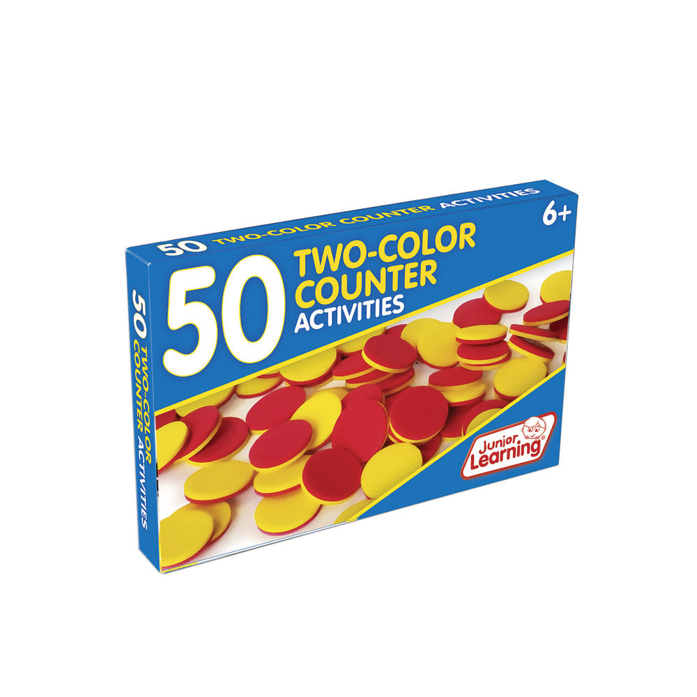 Junior Learning 50 Two-Color Counter Activities - Math Skill Development