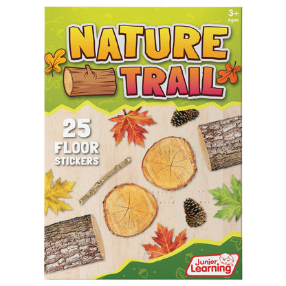 Junior Learning Nature Trail Educational Floor Stickers - Multi-Sensory Learning Path