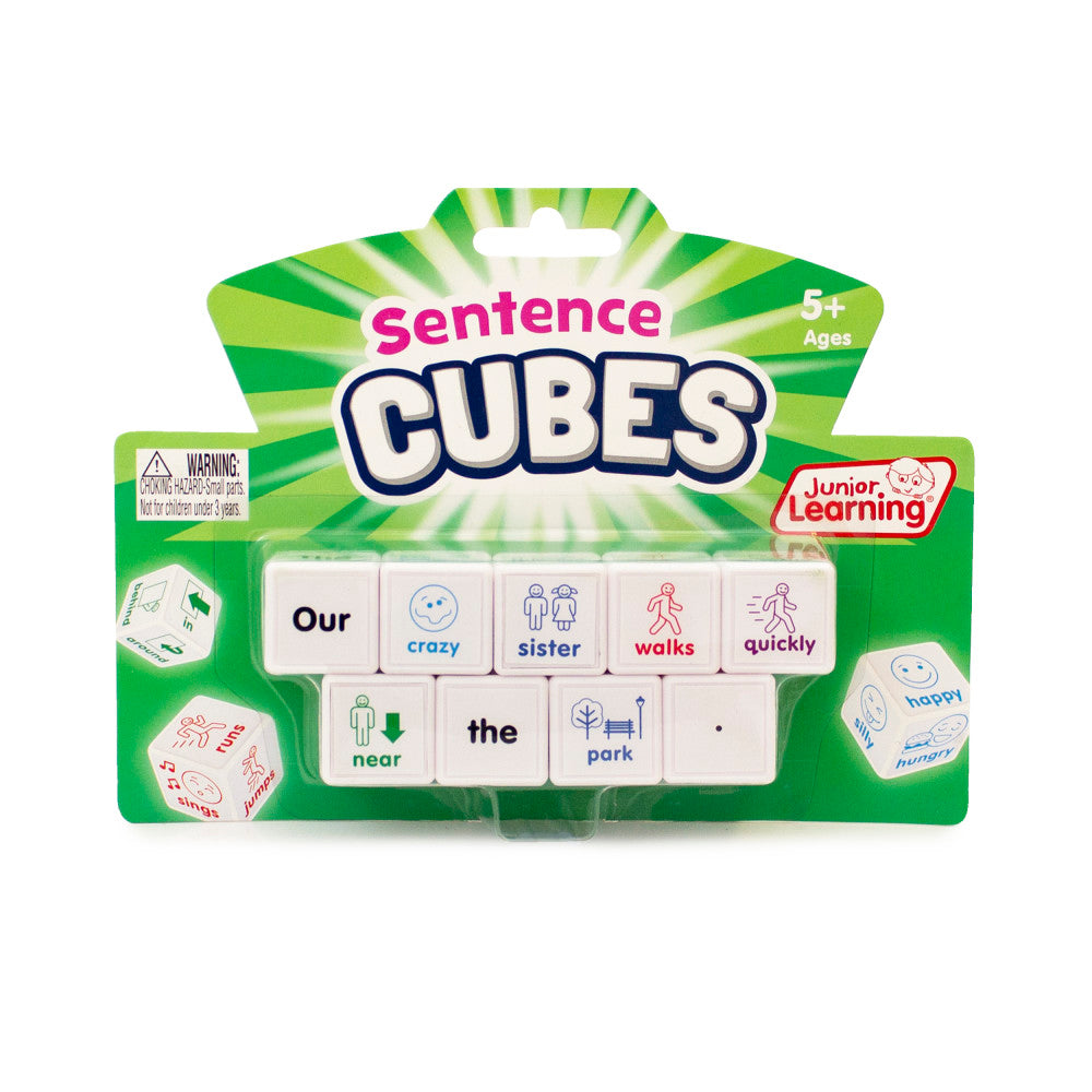 Junior Learning Sentence Building Cubes - Educational Language Game