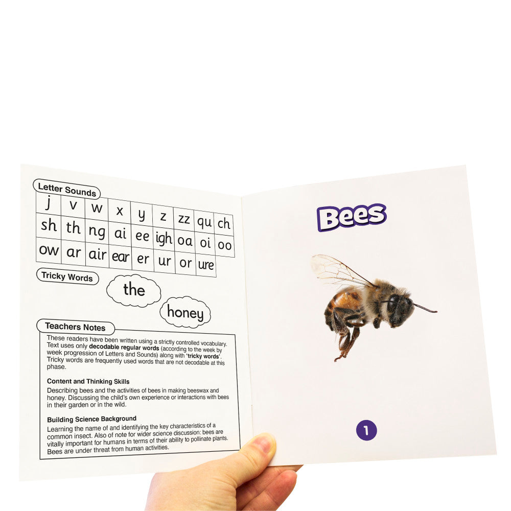 Junior Learning Science Decodables - Phase 3 Non-Fiction Set - Wildlife Science