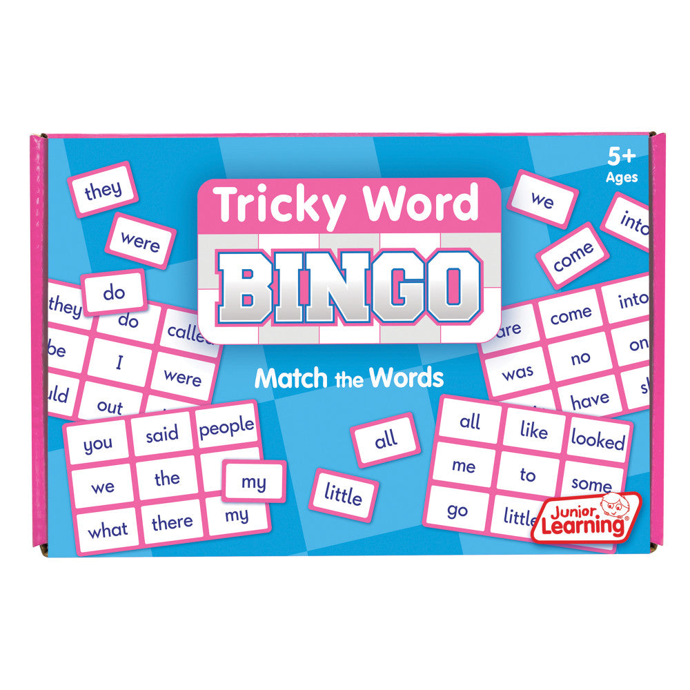 Junior Learning Tricky Word Bingo - Educational Game for Mastering Phonics