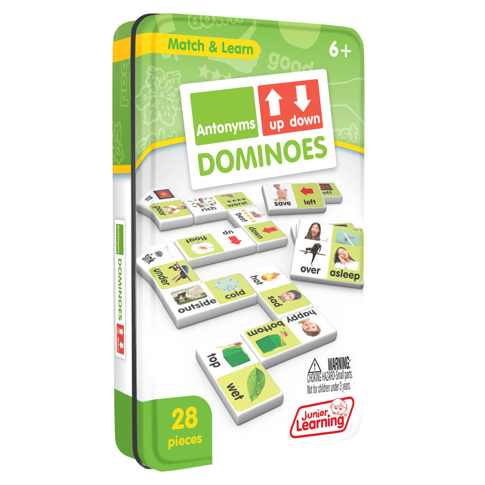 Junior Learning Antonyms Dominoes - Language Arts Educational Game