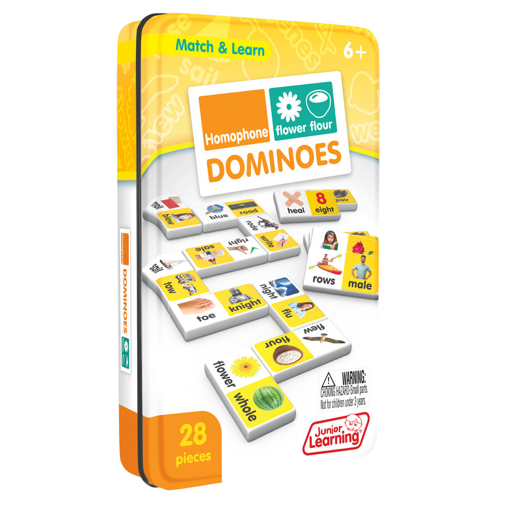 Junior Learning Homophone Dominoes - Educational Language Arts Game