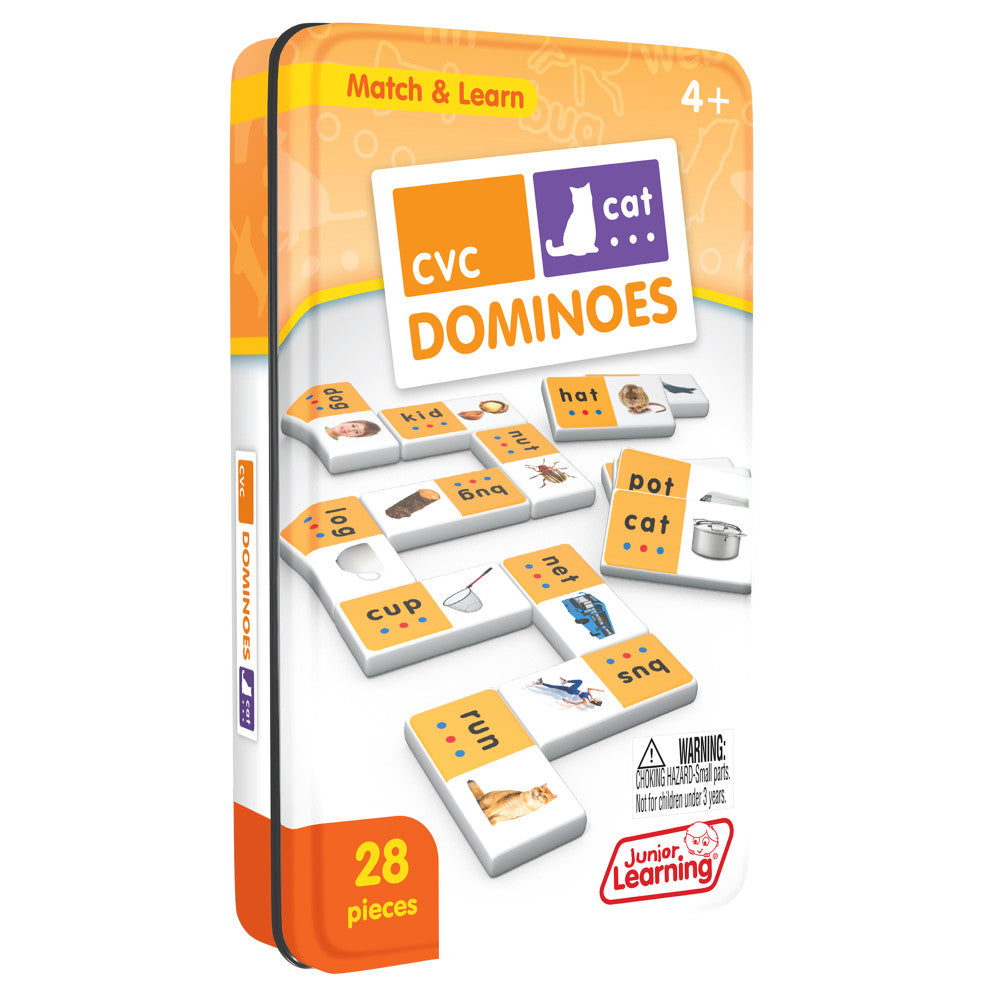 Junior Learning CVC Dominoes - Educational Language Arts Game