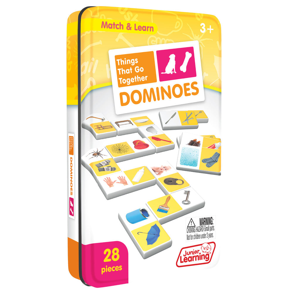 Junior Learning - Things That Go Together Educational Dominoes Set