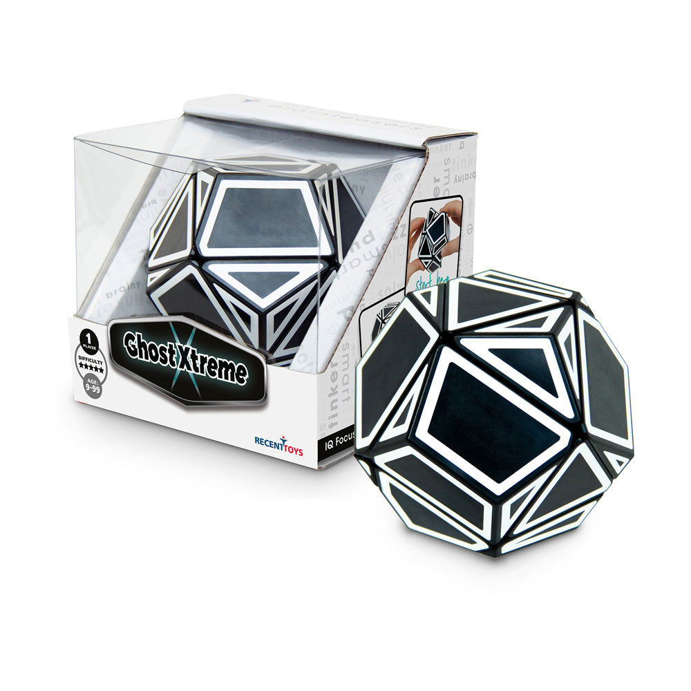 Meffert's Ghost Xtreme 12-Sided Dodecahedron Puzzle - Challenging Twist Puzzle