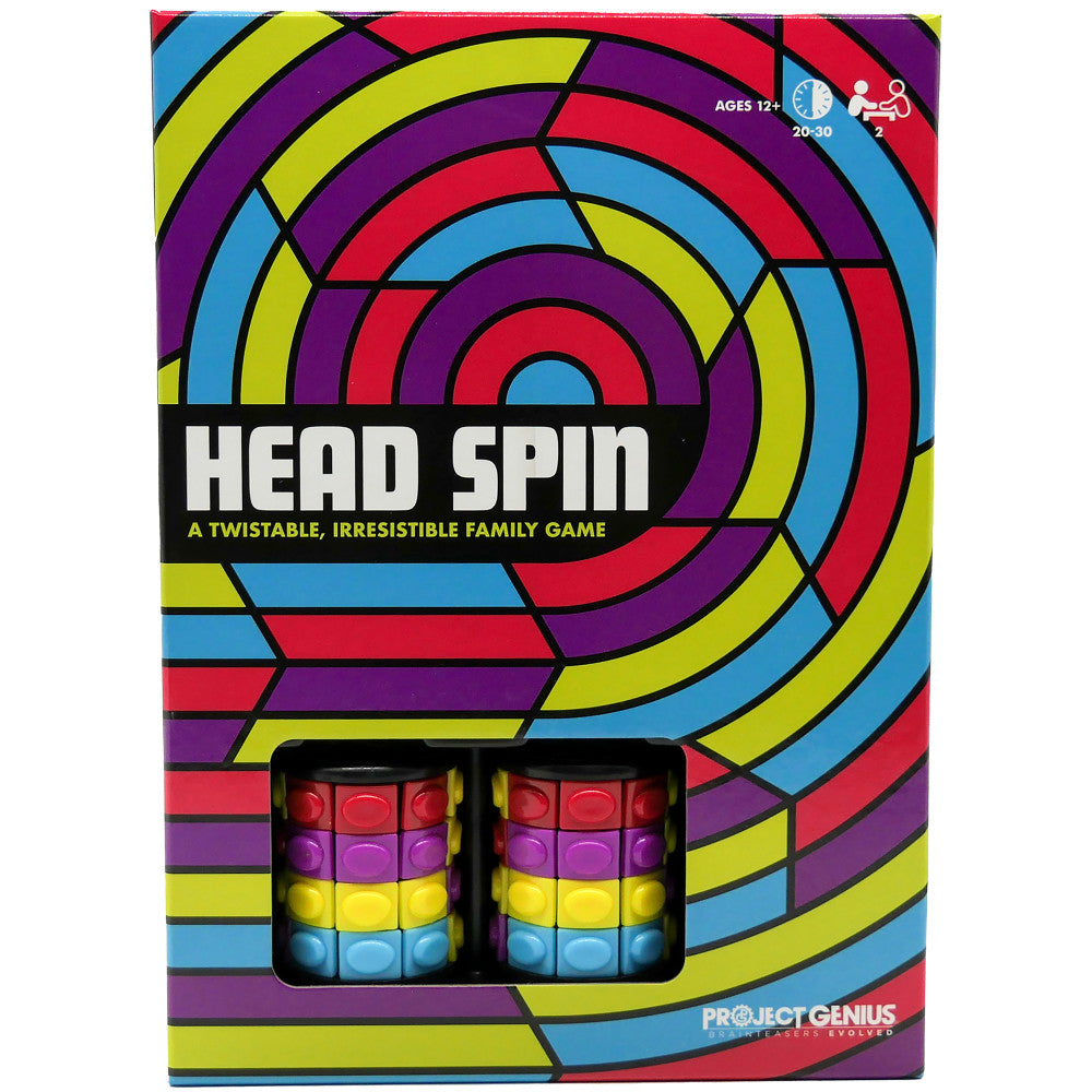 Project Genius Head Spin Brain-Teasing Fidget Spinner Game