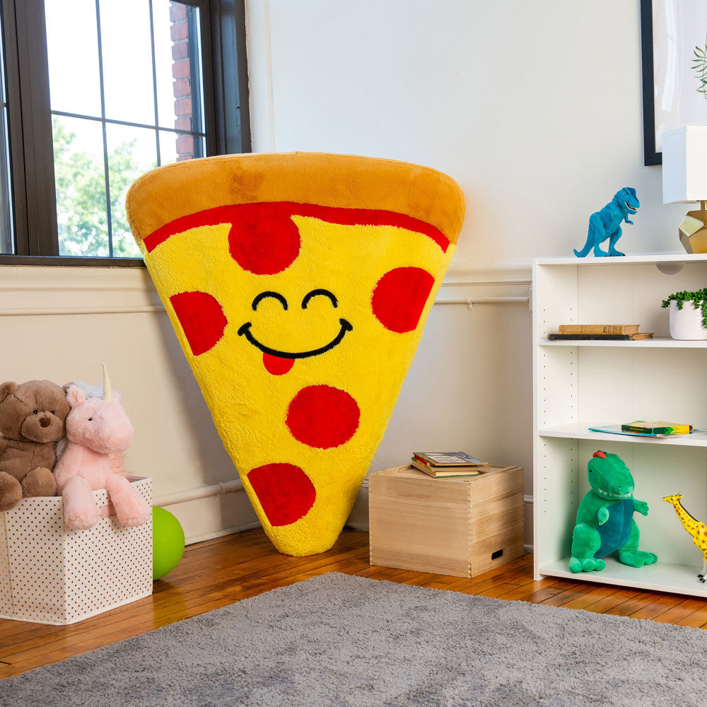 Good Banana Pizza-Shaped Plush Floor Floatie - Colorful & Comfy