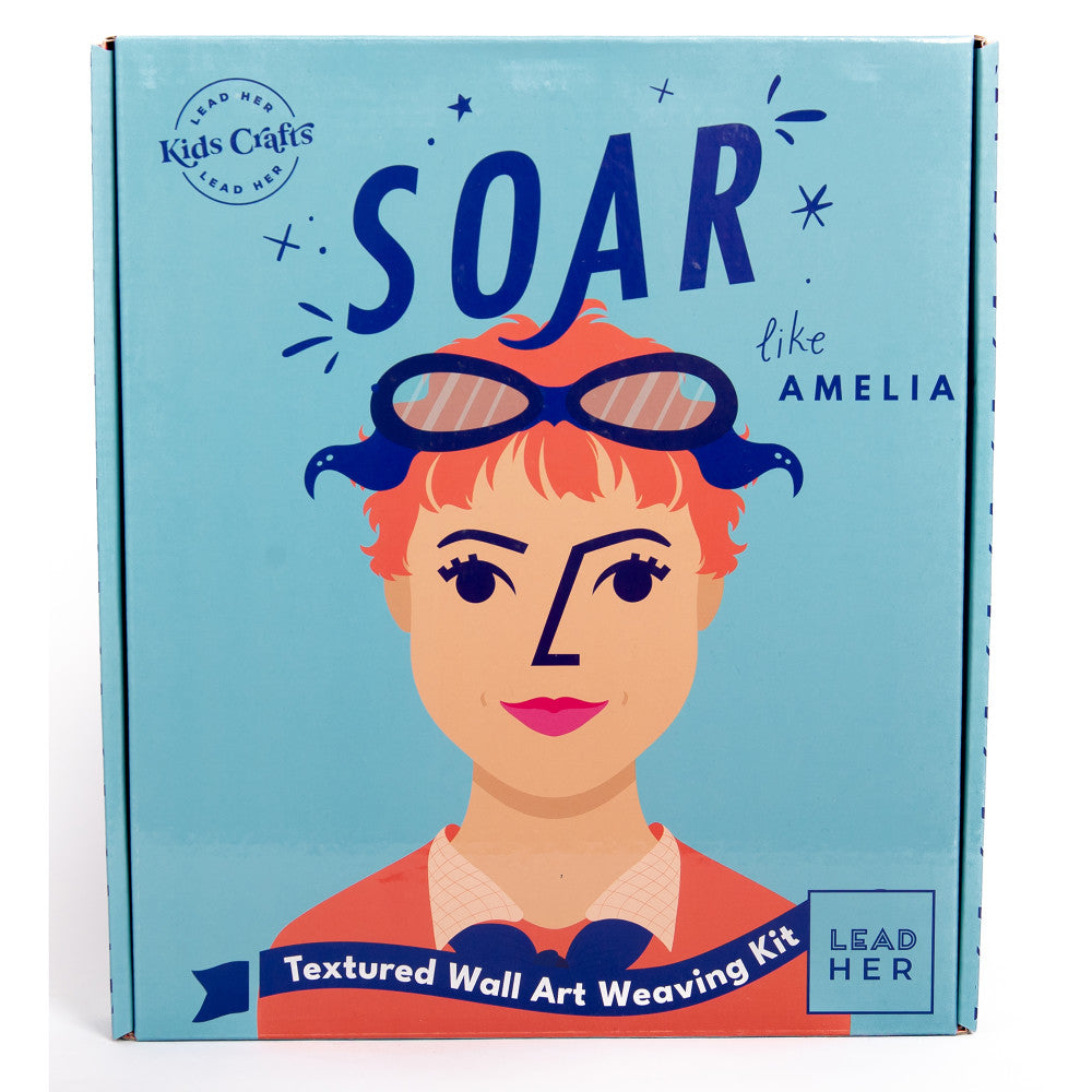 Kids Crafts Amelia Earhart Inspired Weaving Loom Art Kit