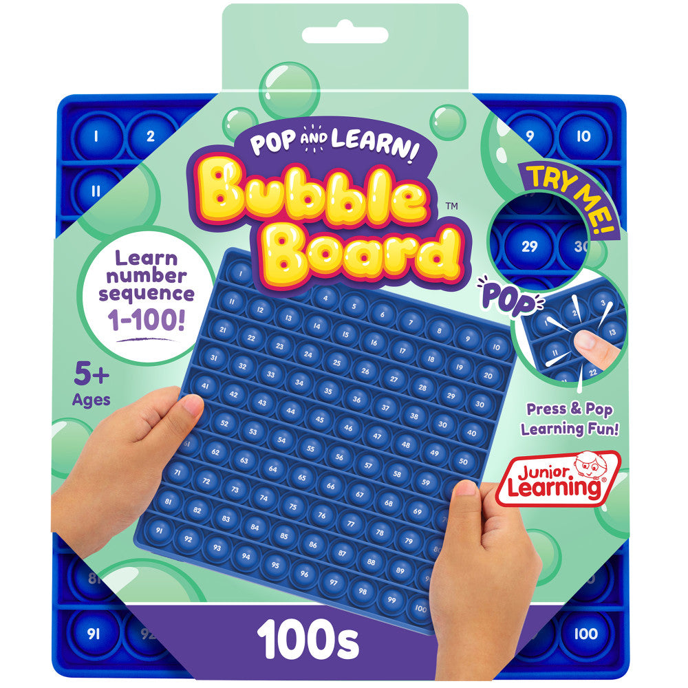 Interactive 100s Bubble Board - Math Learning Toy