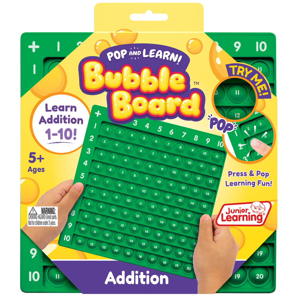 Interactive Addition Bubble Board for Kids - Educational Math Learning Toy