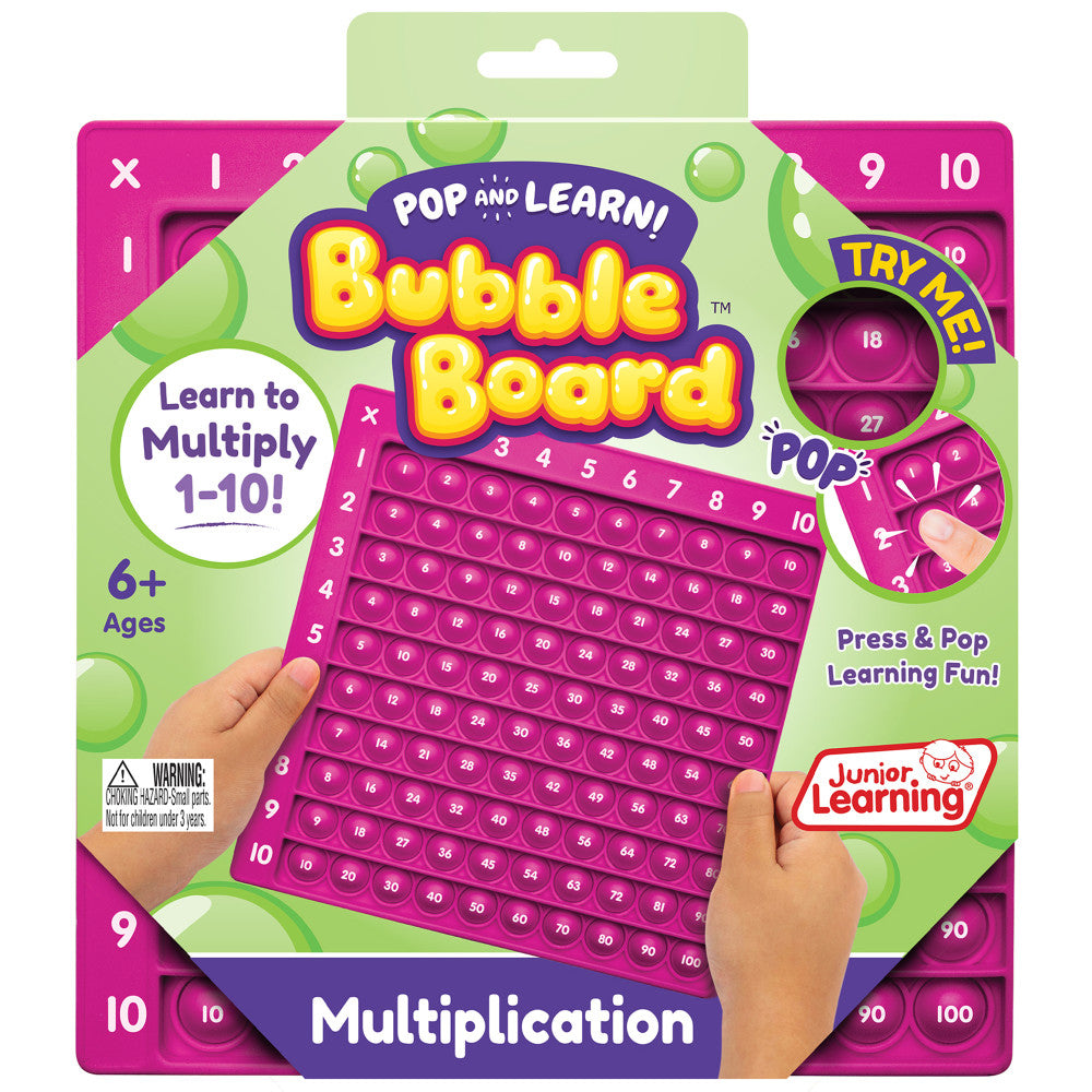 Interactive Multiplication Bubble Board - Educational Math Toy