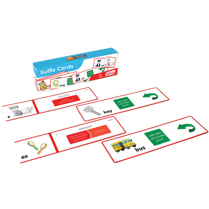 Junior Learning Suffix Flashcards - Educational Spelling Game