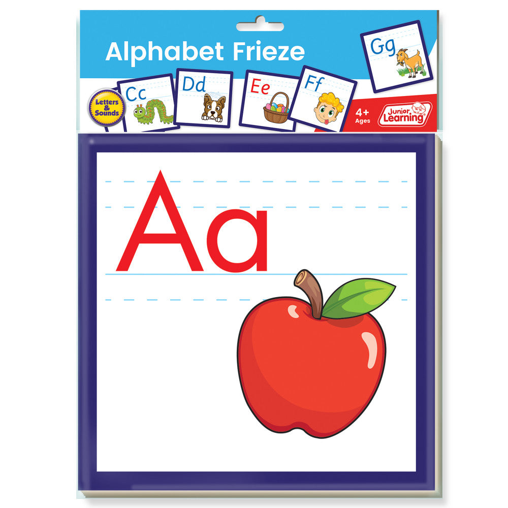 Junior Learning Alphabet Frieze - Educational Wall Border for Early Reading