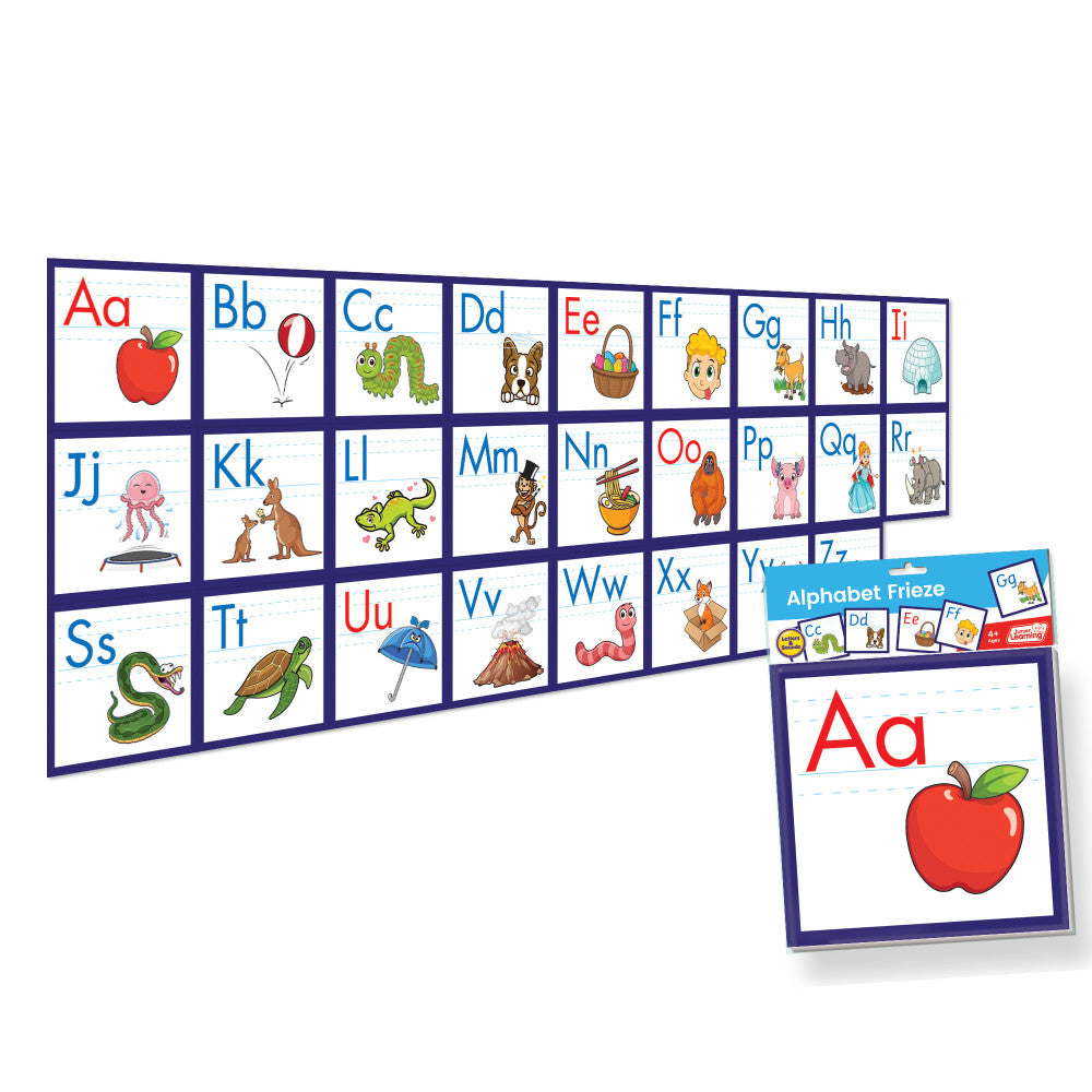 Junior Learning Alphabet Frieze - Educational Wall Border for Early Reading