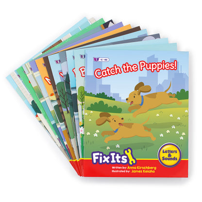 Junior Learning 12-Piece Decodable Readers Set - Suffixes & Prefixes