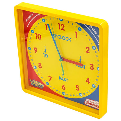 Junior Learning What's The Time Classroom Clock - Interactive Educational Tool