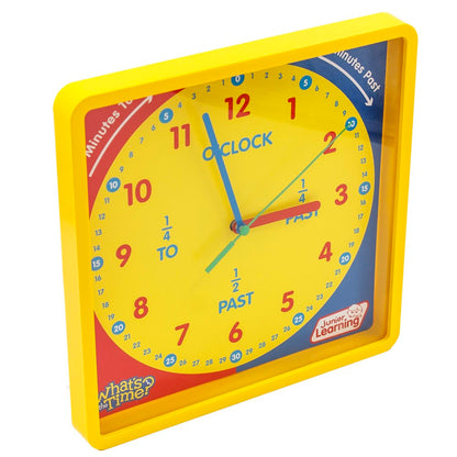 Junior Learning What's The Time Classroom Clock - Interactive Educational Tool