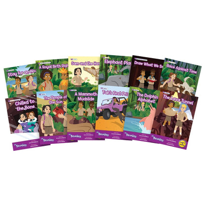 Beanstalk Books: The Beanies Hi-Lo Diversity Decodables - 20 Book Set, Phase 5