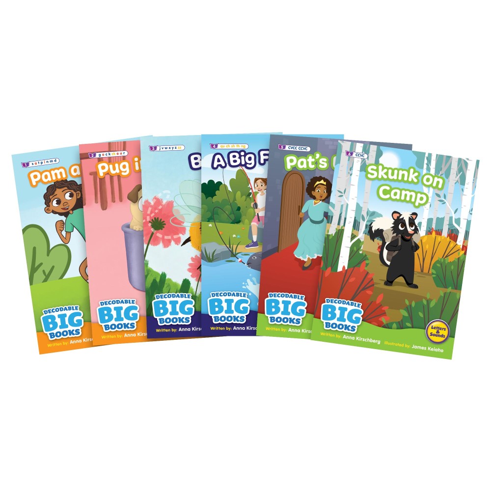 Beanstalk Books: Decodable Big Books Fiction Set - 6 XL Books