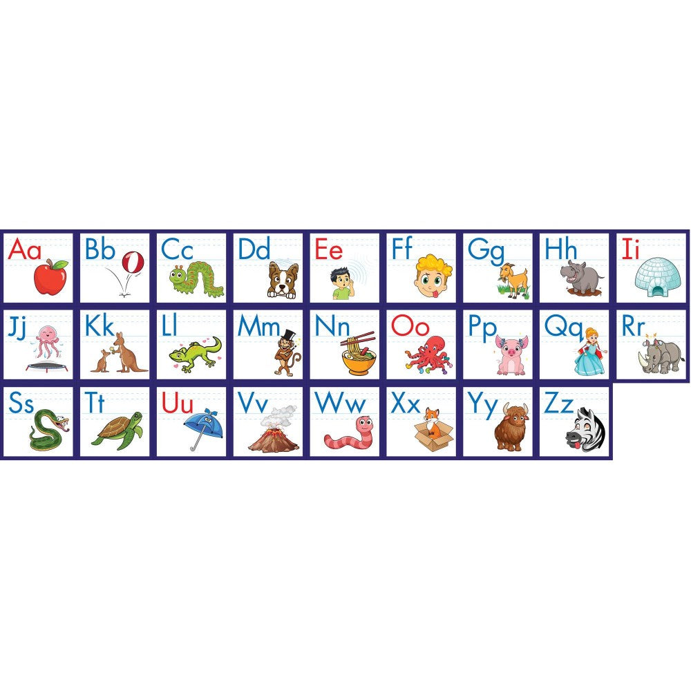 Junior Learning Rainbow Phonics Alphabet Poster - Educational Tool for Kids Ages 4+