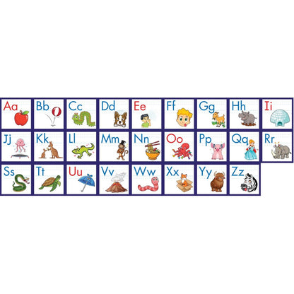 Junior Learning Rainbow Phonics Alphabet Poster - Educational Tool for Kids Ages 4+