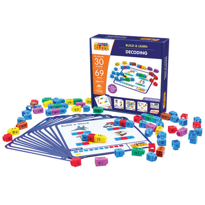 Junior Learning: Rainbow Phonics Blox: Decoding - Phase 3, Kids Ages 5+