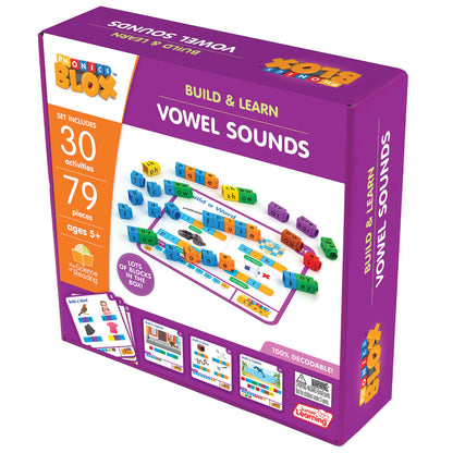 Junior Learning: Rainbow Phonics Blox: Vowel Sounds - Phase 5, Kids 5+