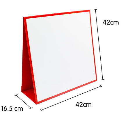 Junior Learning Tabletop Desk Pocket Board Chart, Double Sided