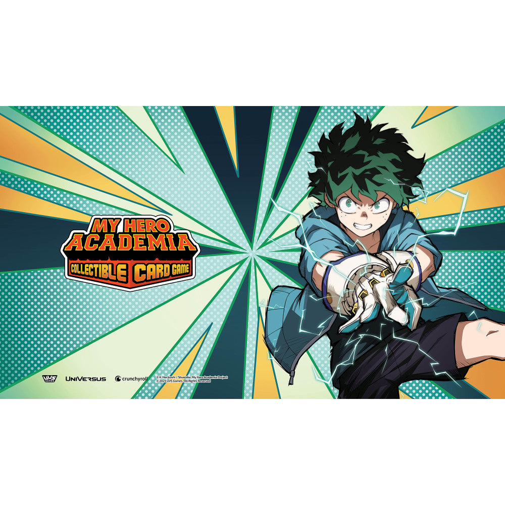 UVS Games My Hero Academia CCG Jet Burn Izuku Midoriya 24x14 Playmat