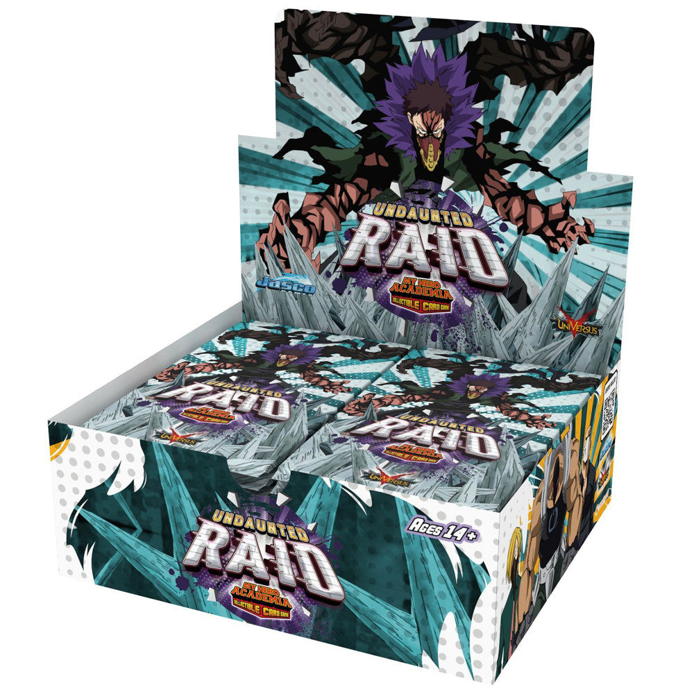 My Hero Academia CCG Series 5: Undaunted Raid Booster Display