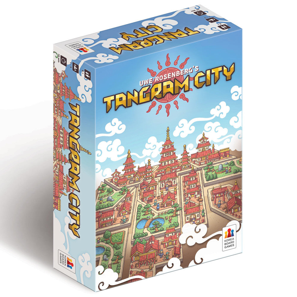 Tangram City Tile Laying Strategy Board Game for Ages 10+