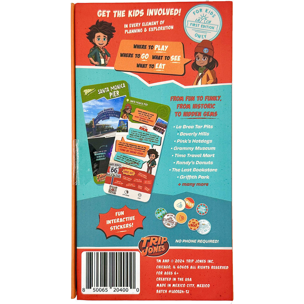 Trip Jones: The Kids' Guide to Los Angeles - Collectible Cards, Age 6+