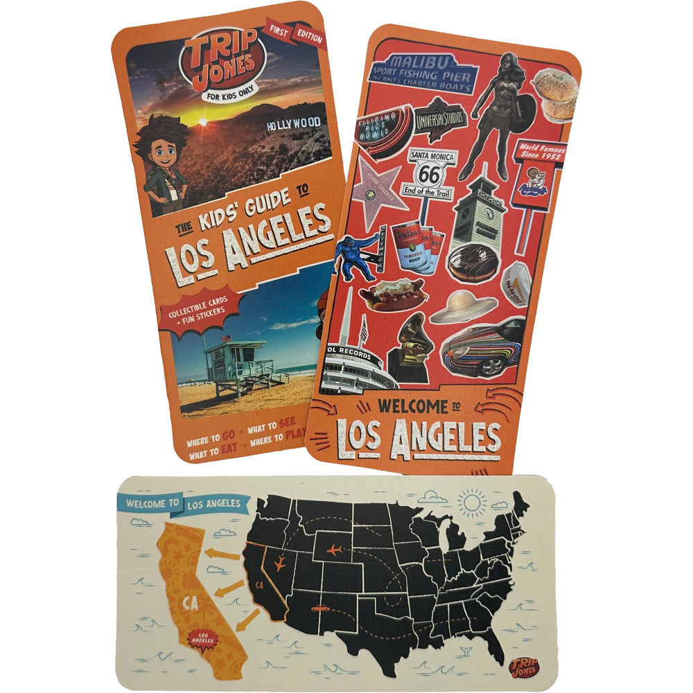 Trip Jones: The Kids' Guide to Los Angeles - Collectible Cards, Age 6+