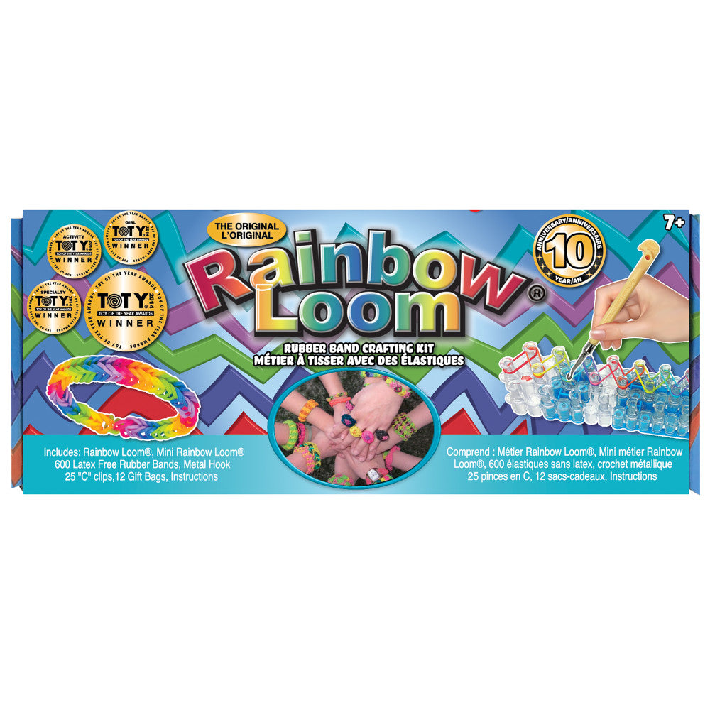 Rainbow Loom Original Crafting Kit - Rubber Band Bracelet Maker