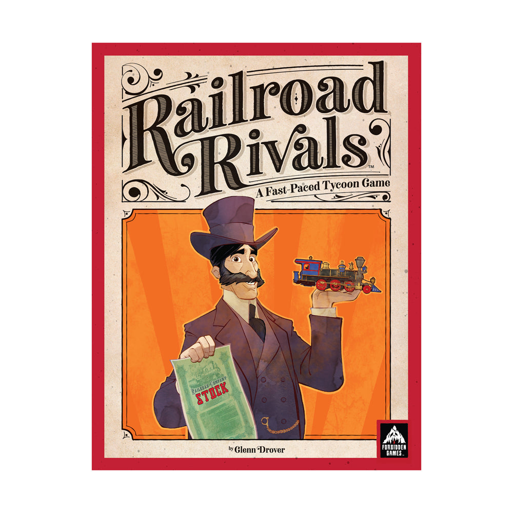 Railroad Rivals Tycoon Board Game by Forbidden Games