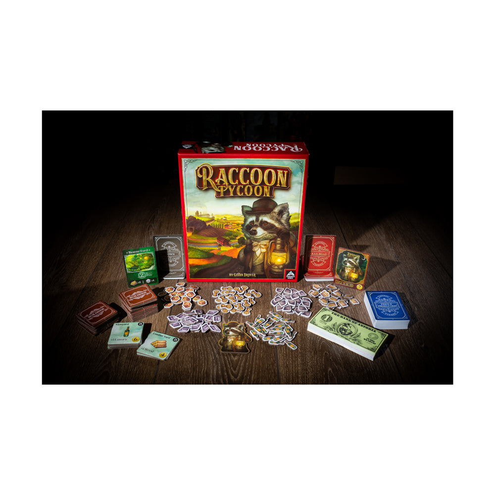 Raccoon Tycoon Strategic Board Game by Forbidden Games