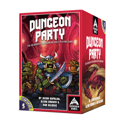 Dungeon Party Starter Set - Social Role-Playing Coaster Game