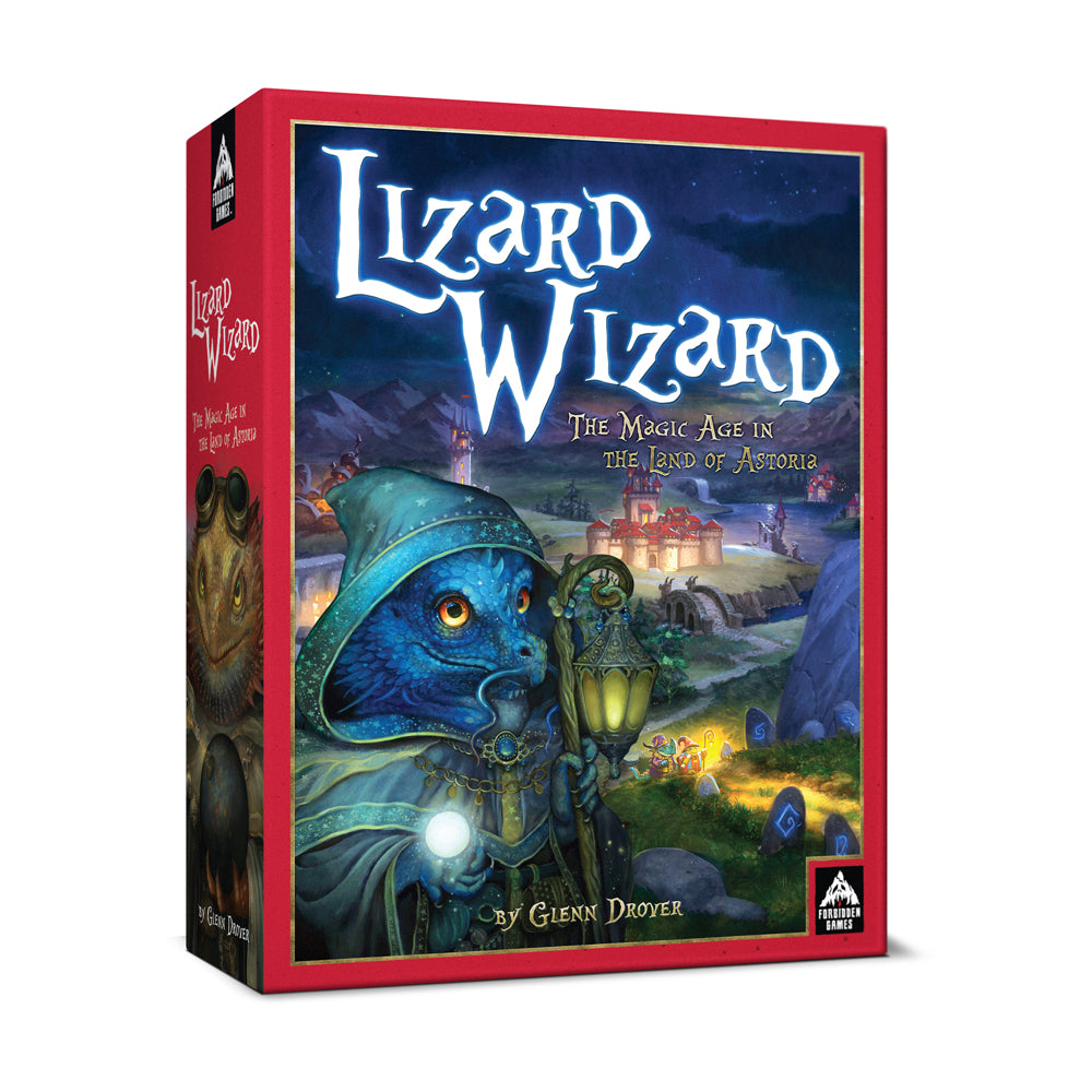 Lizard Wizard Strategic Fantasy Board Game by Forbidden Games