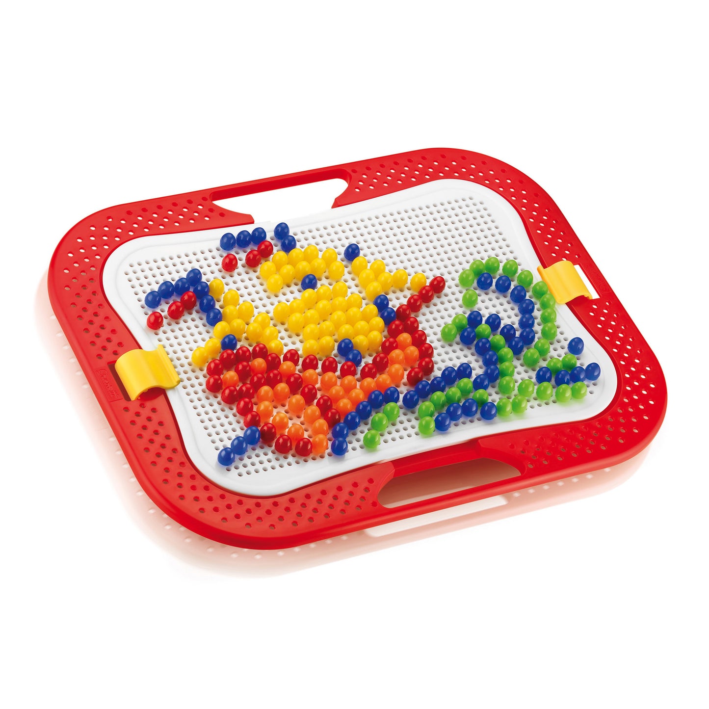 Quercetti FantaColor Portable Design Mosaic Pegboard Set for Kids