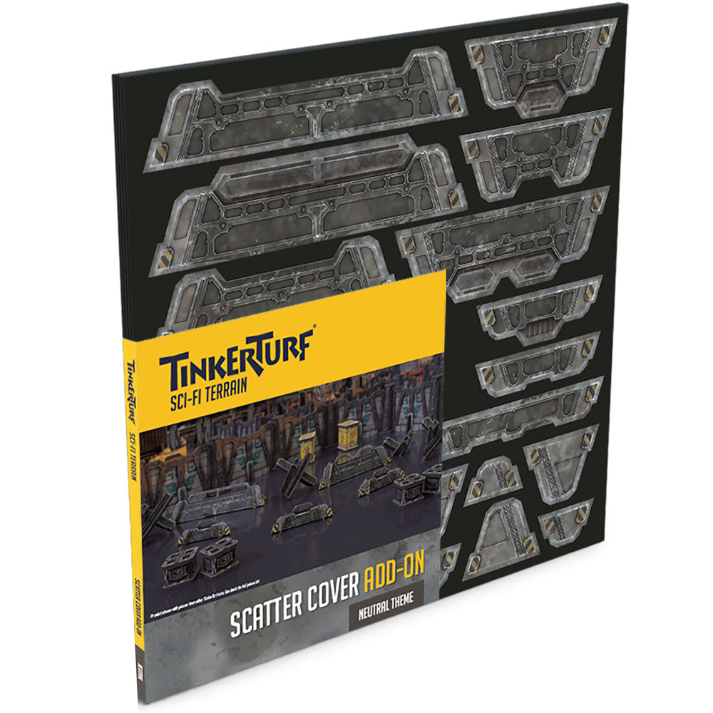 TinkerTurf Sci-Fi Terrain: Neutral Theme Scatter Cover Add-On