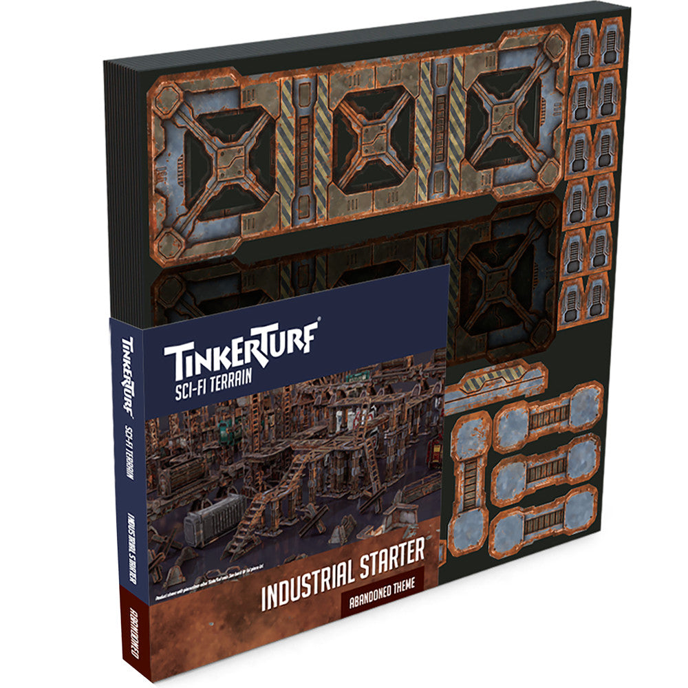 TinkerTurf Sci-Fi Terrain: Industrial Starter - Abandoned Theme