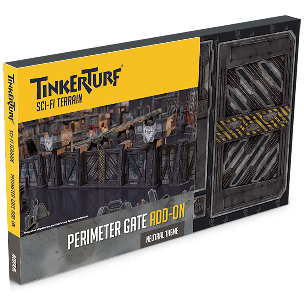 TinkerTurf Sci-Fi Perimeter Gate Add-On - Neutral Theme for Tabletop Games