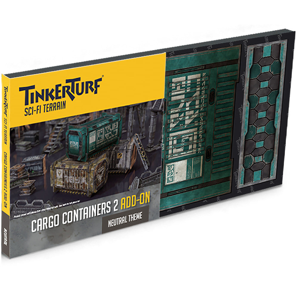 TinkerTurf Sci-Fi Terrain: Series 2 Cargo Containers Add-On - Neutral Theme