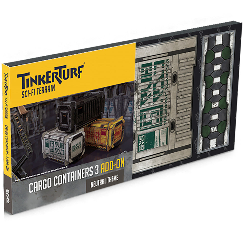 TinkerTurf Sci-Fi Terrain: Series 3 Cargo Containers Add-On - Neutral Theme