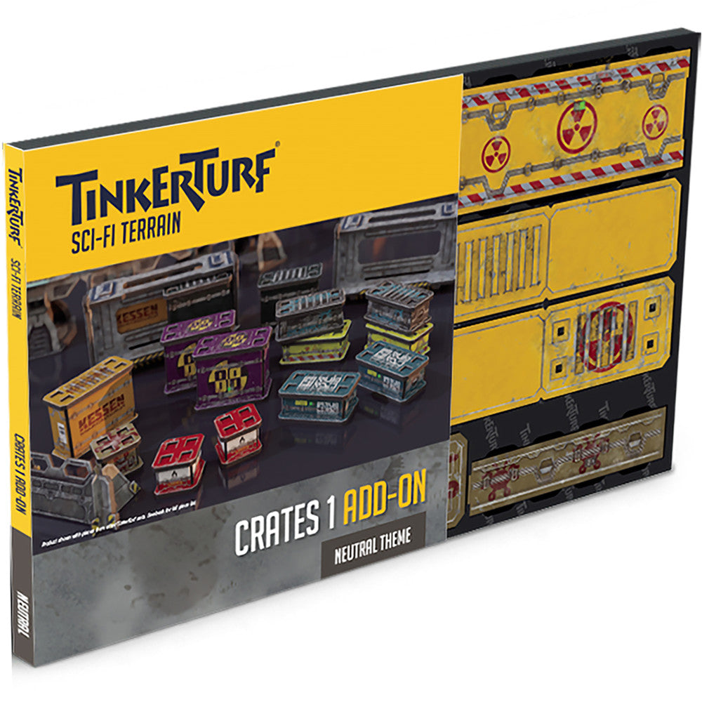 TinkerTurf Sci-Fi Terrain: Color Crates Series 1 Add-On - Neutral Theme