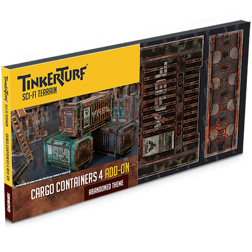 TinkerTurf Sci-Fi Terrain Series 4: Abandoned Cargo Containers Add-On