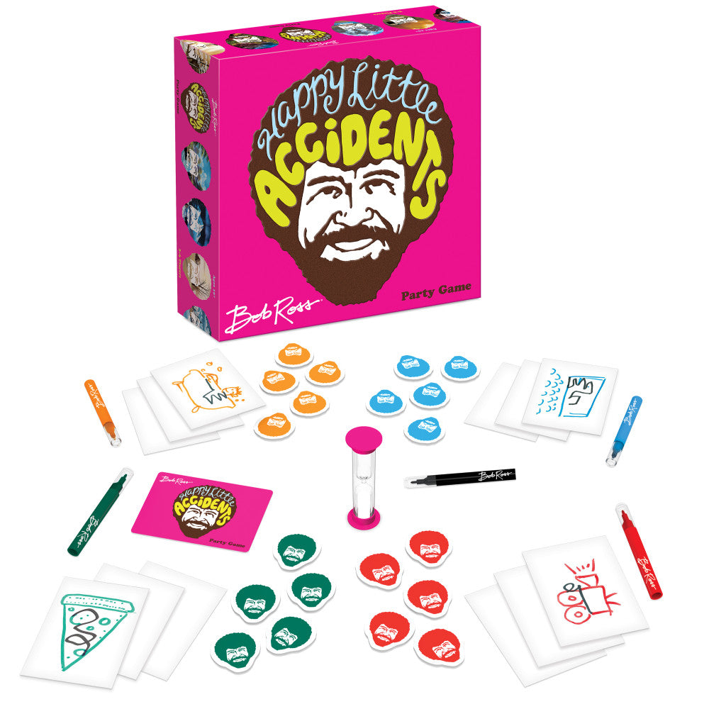 Bob Ross Happy Little Accidents Party Game