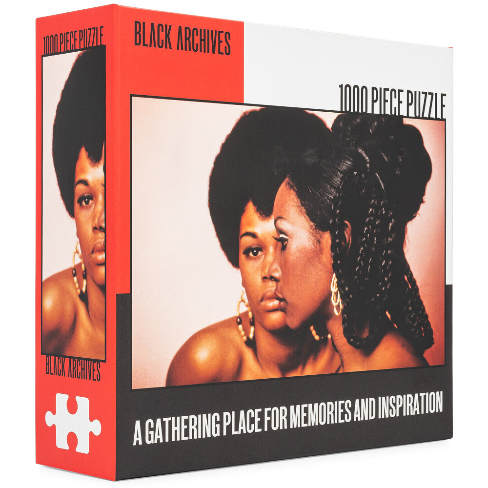 Black Archives Two Women Themed Jigsaw Puzzle - 1000 pc