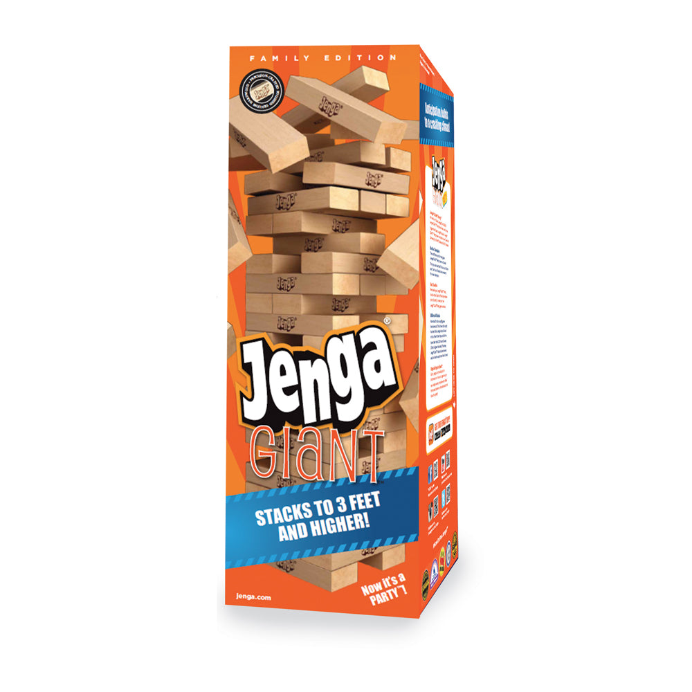 Jenga Giant Family Edition - Polished Hardwood Block Game